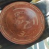 PLAT CREUX TERRE CUITE GM DECOR POISSON EN LETAT