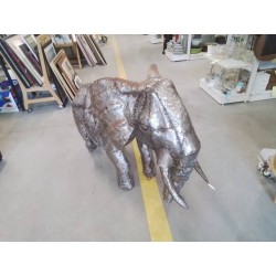 ELEPHANT METAL RECYCLE  85*115 CM