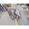 ELEPHANT METAL RECYCLE  85*115 CM