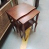 DUO TABLES GIGOGNES COULEUR MERISIER 