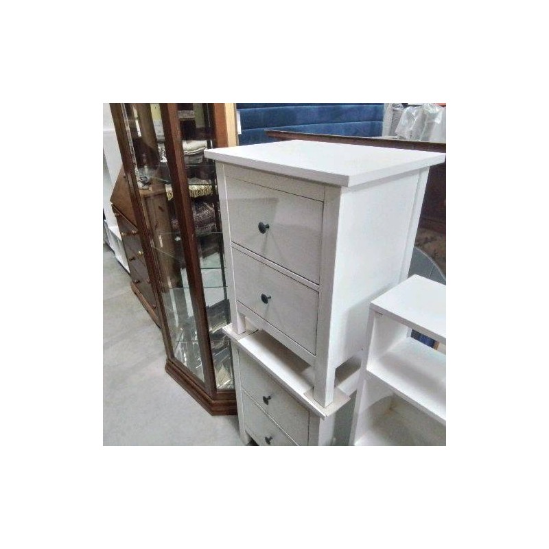 CHEVET 2T BLANC IKEA 