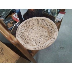 PANIERE OSIER RONDE TRESSÉE 