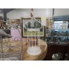 CAGE DECOR OISEAU BLC