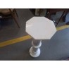 COLONNE MARBRE BLANC  HT 88 CM