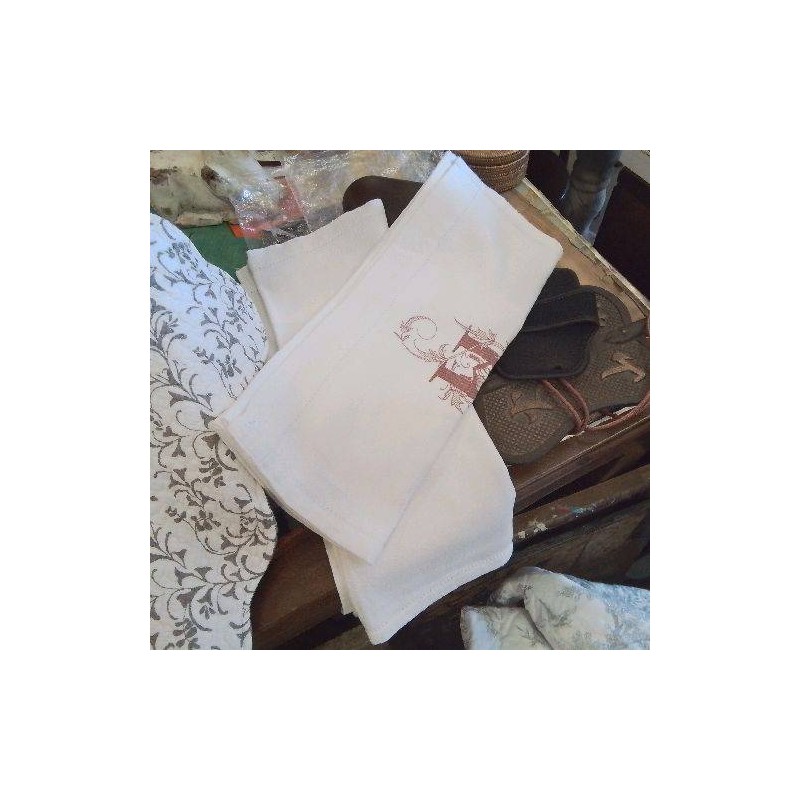 CHEMIN DE TABLE MONOGRAMME H