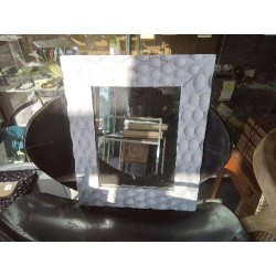 MIROIR BOIS PEINT BLANC