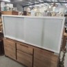BUFFET LAQUE BLC 2 PORTES COULISSANTES