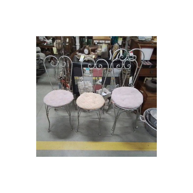 LOT 4 CHAISES FF GRISES