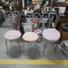LOT 4 CHAISES FF GRISES