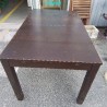 TABLE RECT COUL WENGE AVEC ZLLONGE
