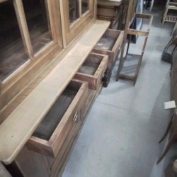 BUFFET 2C MERISIER ANC 2PV2P3T + CLÉ D8 142 X 48 X 206