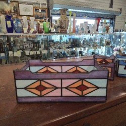 BOITE PORTE MOUCHOIRS STYLE TYFFANY