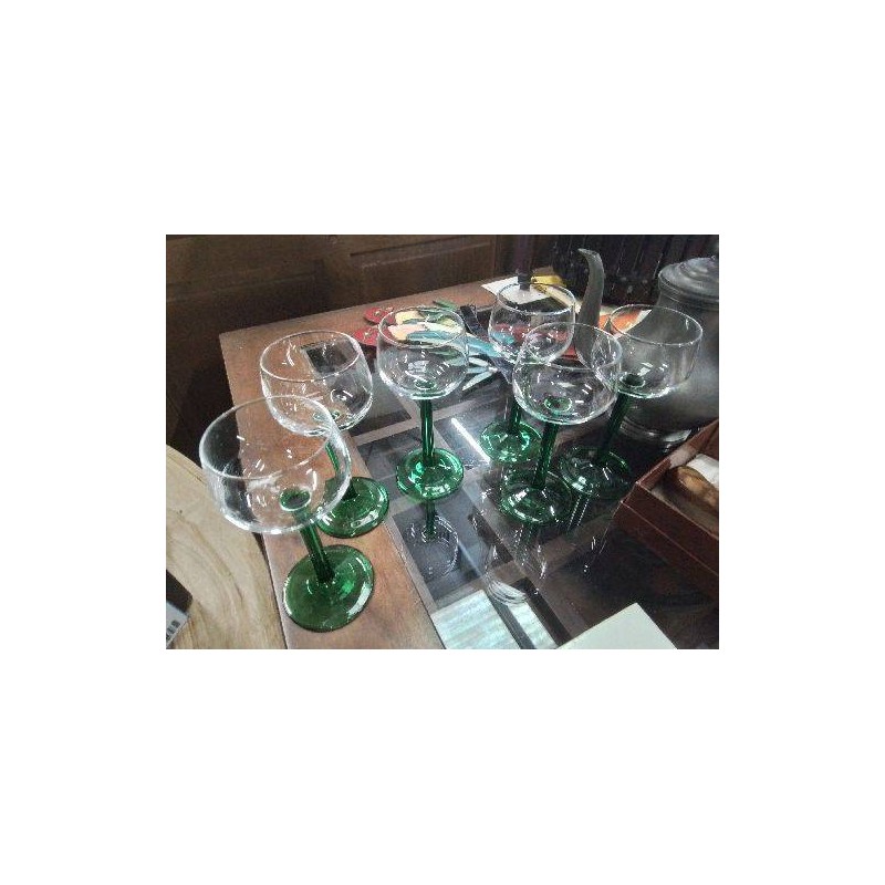 LOT 6 VERRES ALSACE 