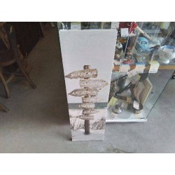 TOILE IMPRIMÉ PANNEAUX ARCACHON FERRET