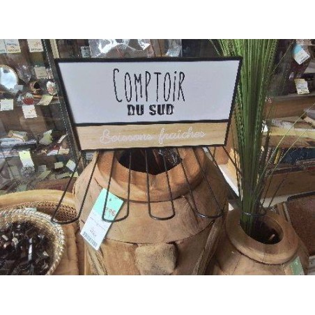 SUPPORT VERRES MURAL COMPTOIR DU SUD