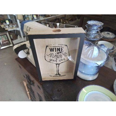 COFFRET À BOUCHON MURAL VITRINE 