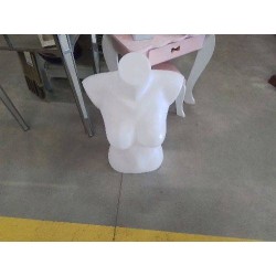 BUSTE MANNEQUIN RESINE BLANC 