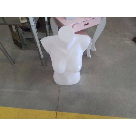 BUSTE MANNEQUIN RESINE BLANC 