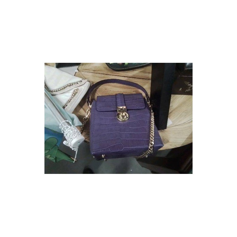 SAC CUIR MAUVE ITALIE