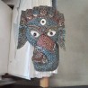 MASQUE ÉLÉPHANT INDIEN MÉTAL PIERRES 