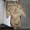 MASQUE ÉLÉPHANT INDIEN MÉTAL PIERRES 