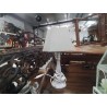 LAMPE PM PIED BOIS GRIS