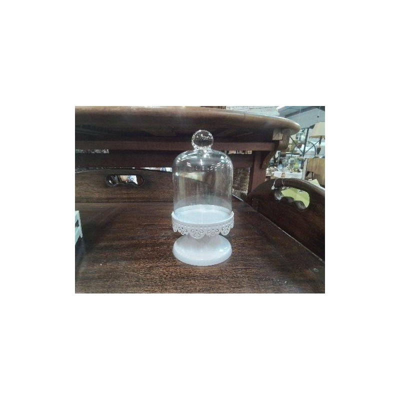 CLOCHE PM SUR SOCLE METAL