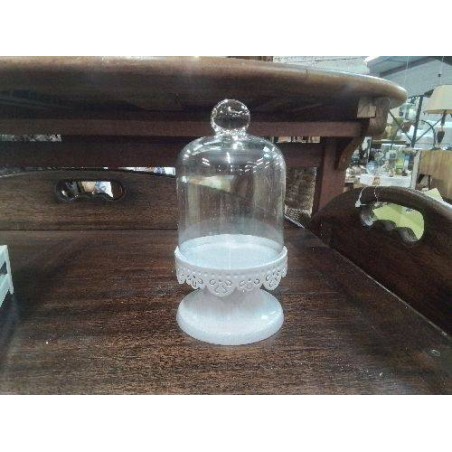 CLOCHE PM SUR SOCLE METAL