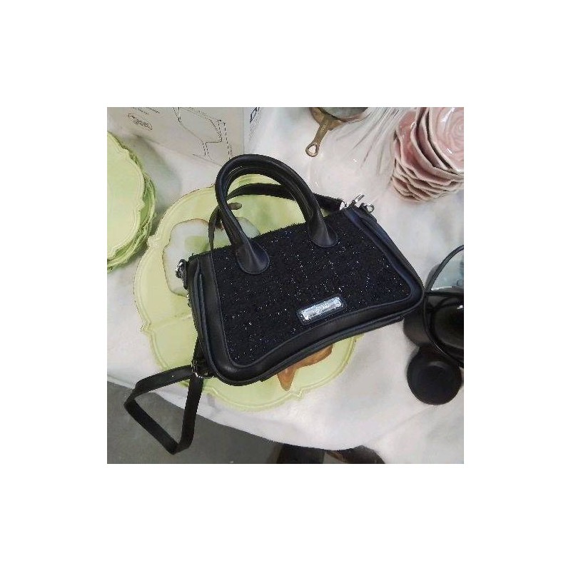 SAC A MAIN NOIR GEORGES RESH+LANIERE BB