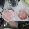 ENS ASSIETTES COUPELLES FORME ROSE