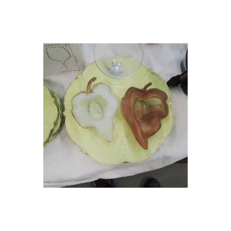 COUPELLE FEUILLE PATE DE VERRE