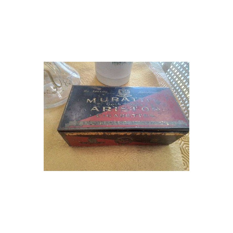 BOITE METAL VINTAGE TABAC MURATTI