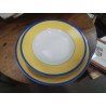 ENS VAISSELLE HAVILAND MODELE CLAUDE MONET GIVERNY BLEU JAUNE