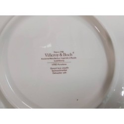 LOT ASSIETTES VILLEROY & BOCH COUL BEU MARBRE