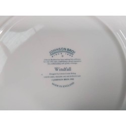 LOT ASSIETTES PORCELAINE ANGLAISE FLEURIES