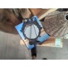 MIROIR A ACCROCHER NOIR METAL
