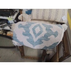 HOUSSE DE COUSSIN FORME BLEU