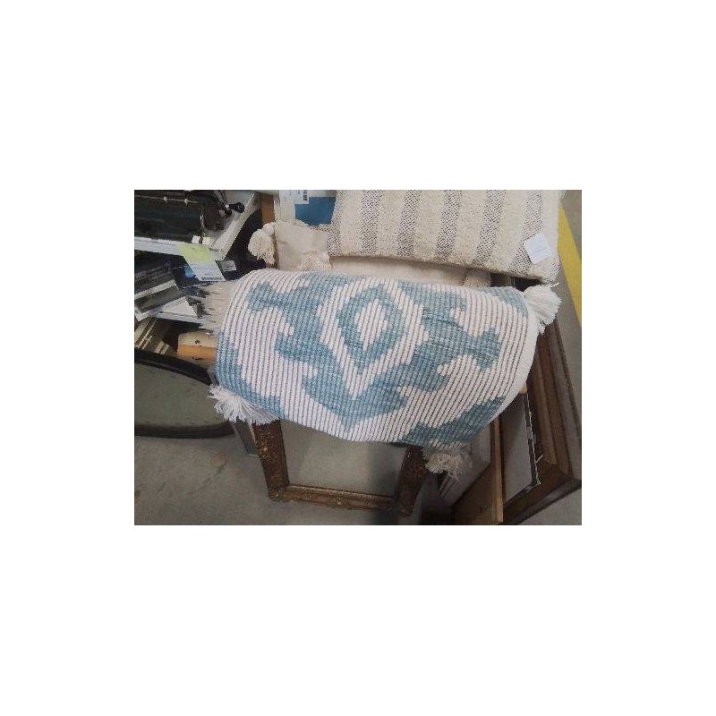 HOUSSE DE COUSSIN FORME BLEU