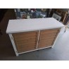 MEUBLE 2P PERSIENNES BLC MAISONS DU MONDE 