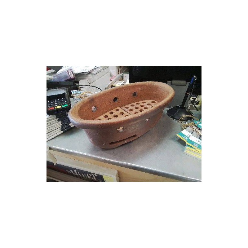 COUPE GRÈS ÉMAILLÉ AJOURÉE 