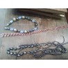 COLLIER PERLES ROSES