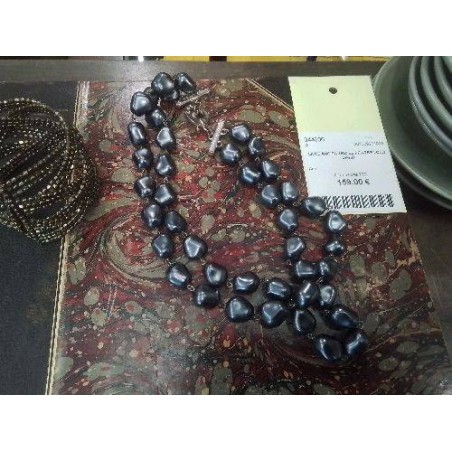 COLLIER PIERRES NOIRES AGATHA