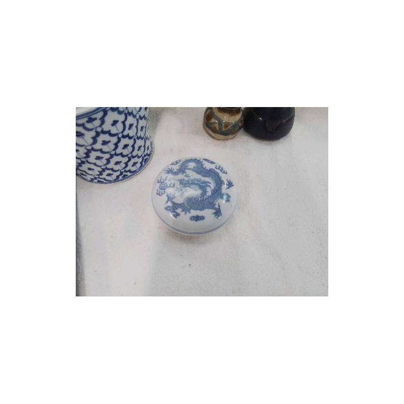 BOITE RONDE PLATE DRAGON