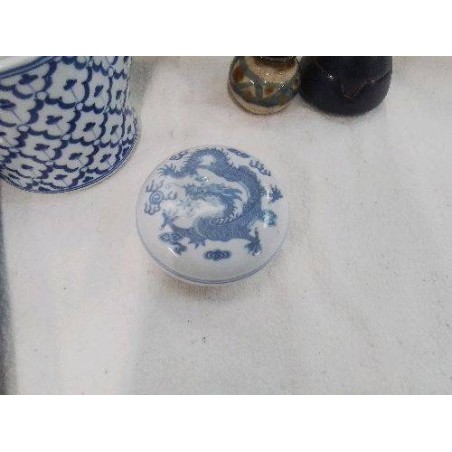 BOITE RONDE PLATE DRAGON