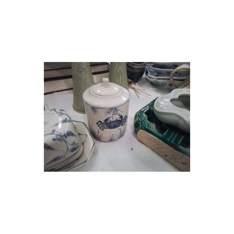 POT DÉCOR CRABE BLEU