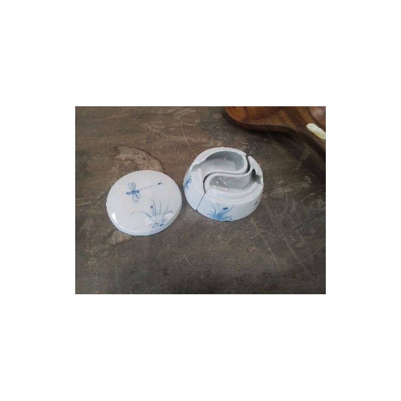 CENDRIER DOUBLE LIBELLULE 
