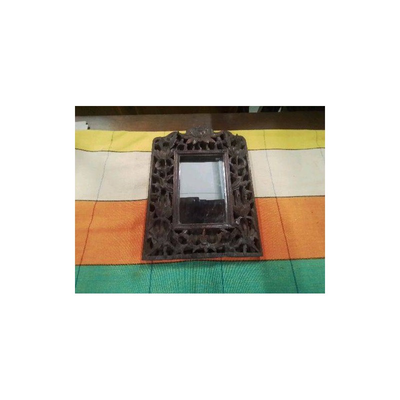 CADRE MIROIR PM SCULPTÉ MASSE INDO