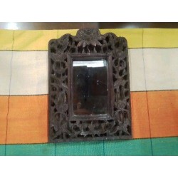 CADRE MIROIR PM SCULPTÉ MASSE INDO
