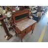 MEUBLE MARBRE ROUGE FAIENCE VERT