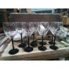 LOT 8.VERRES A EAU PIED NOIR